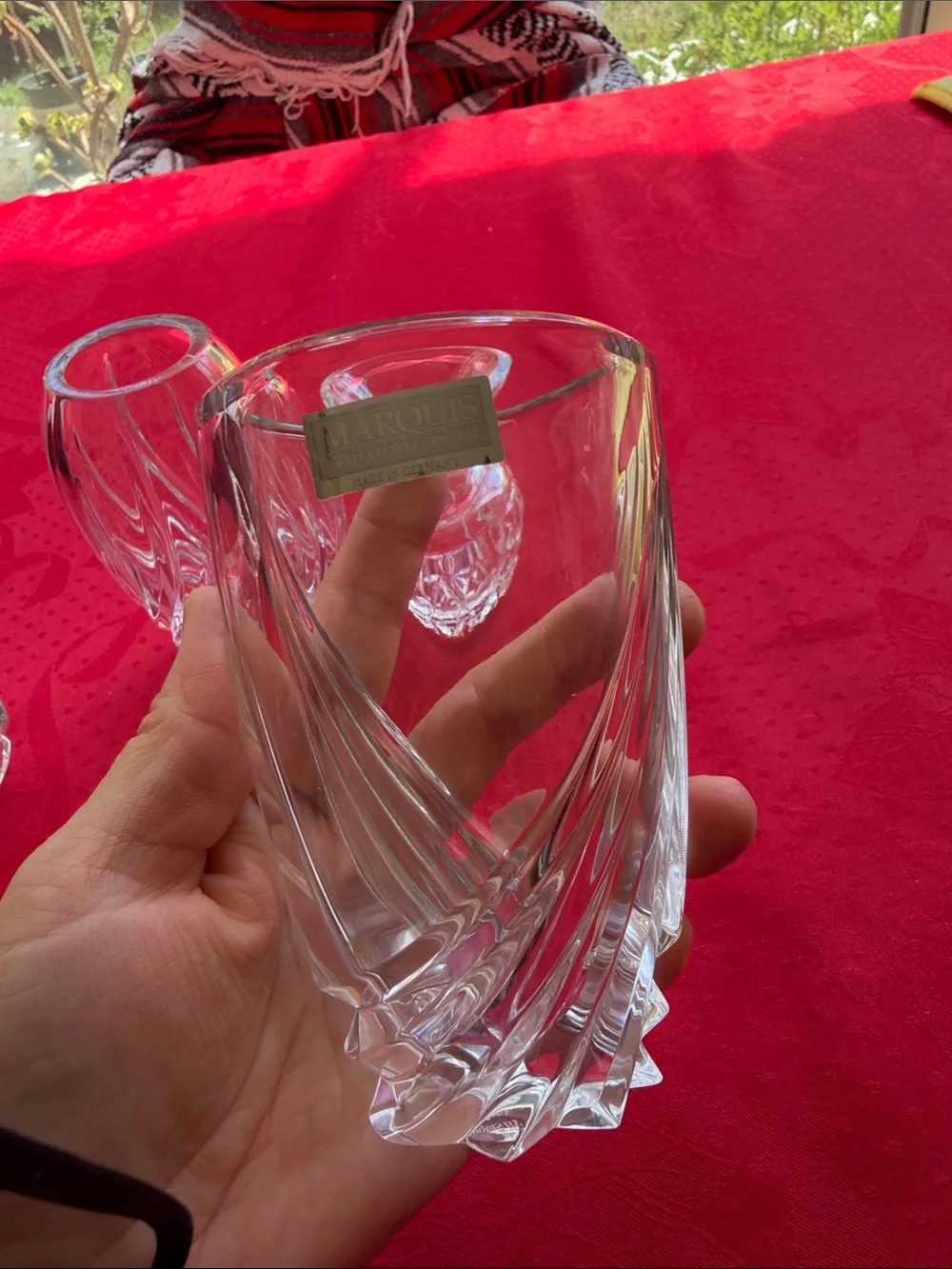 Set of 4 vintage Waterford small vases